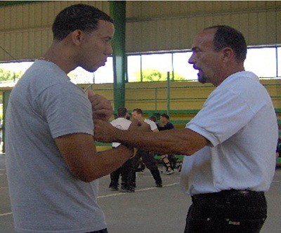 Sifu Ramon Diaz with student Wing Chun Kung Fu